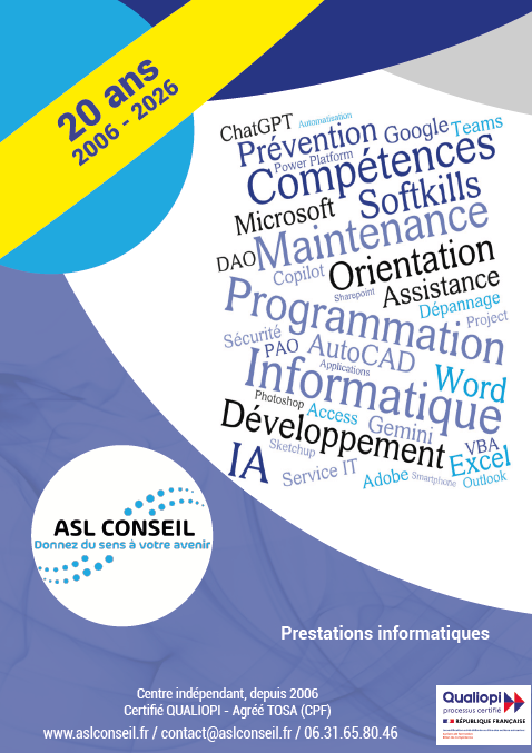 Plaquette ASL Conseil